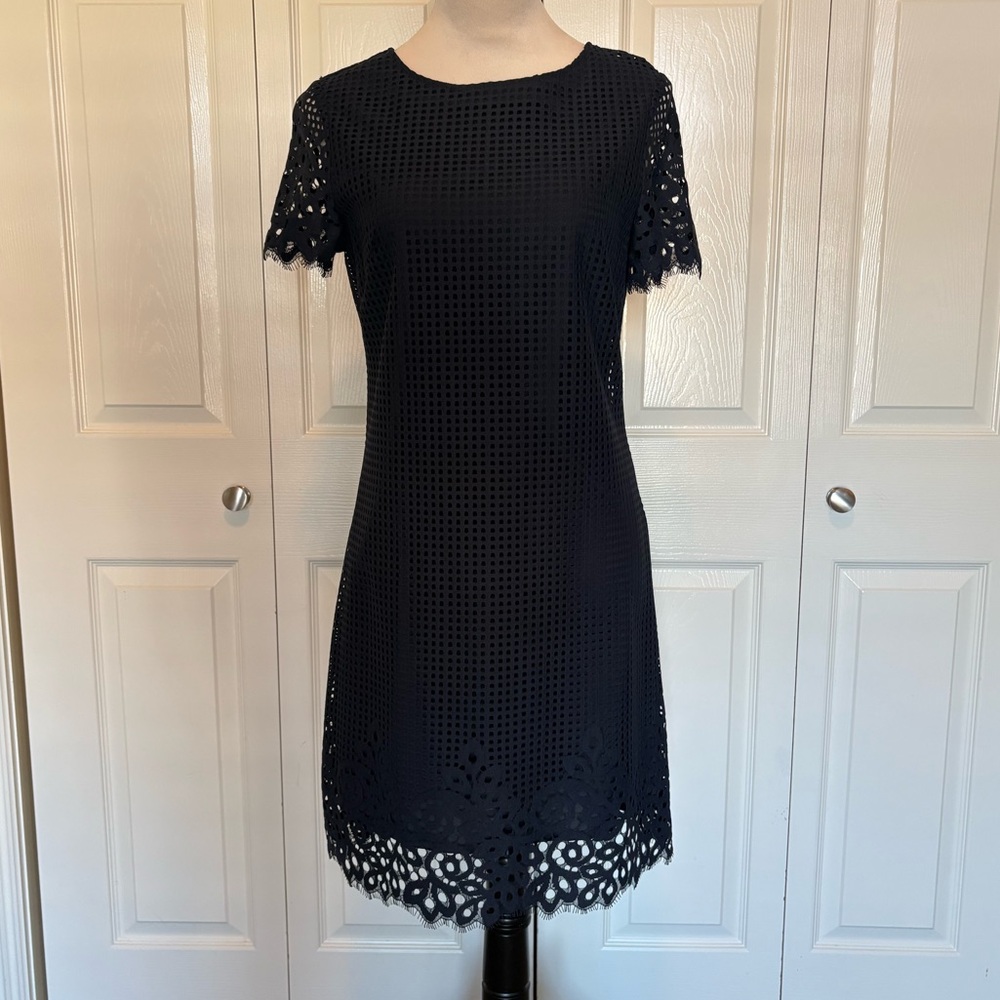 NWOT Jude Connally navy dress. Size Small.